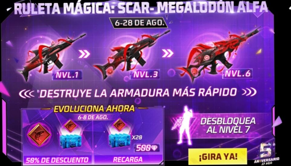 Cómo Obtener Emotes, Armas Evolutivas, Diamantes y Más en Free Fire