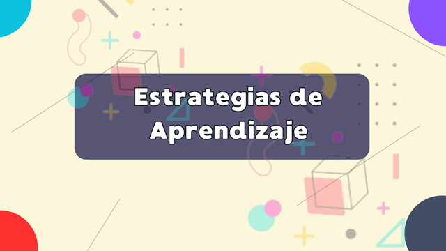 Estrategias de Aprendizaje