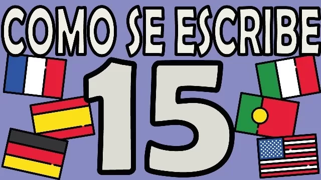 Cómo se escribe 15